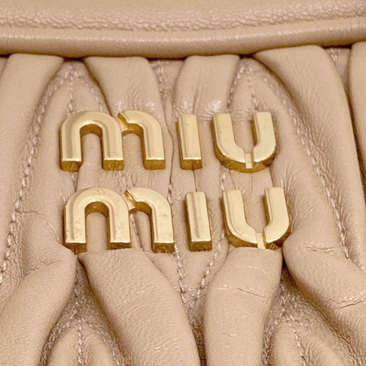 MIUMIU Materasse 2WAY Handbag Calf Ladies [Used]