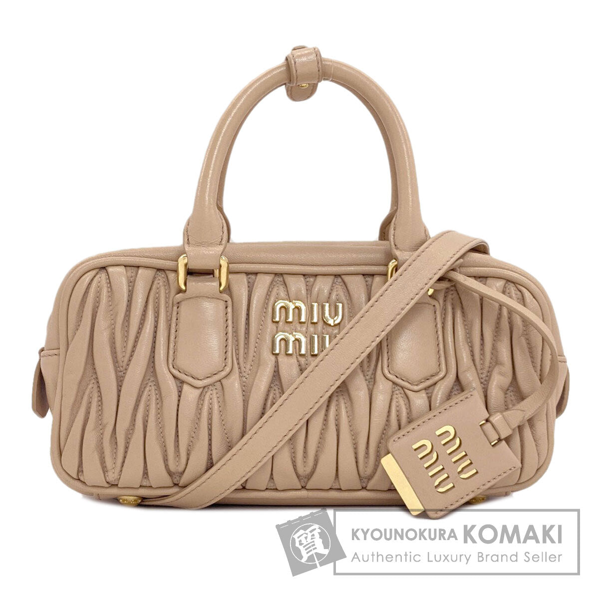 MIUMIU Materasse 2WAY Handbag Calf Ladies [Used]