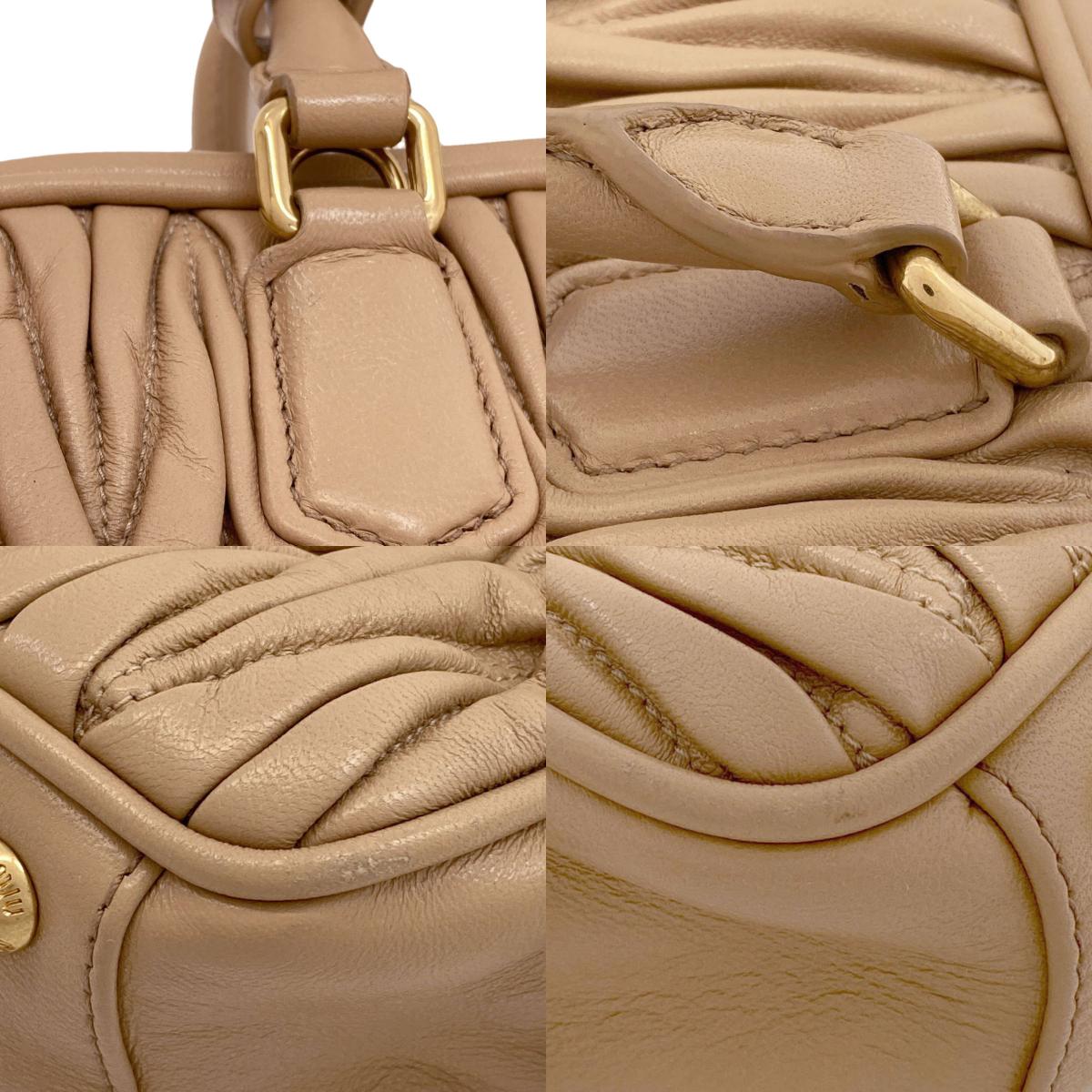 MIUMIU Materasse 2WAY Handbag Calf Ladies [Used]