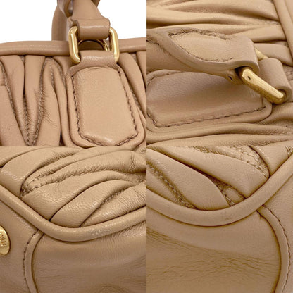 MIUMIU Materasse 2WAY Handbag Calf Ladies [Used]
