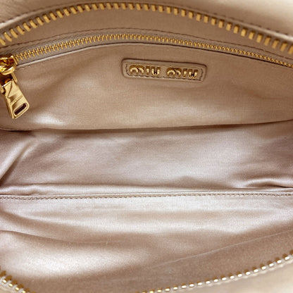 MIUMIU Materasse 2WAY Handbag Calf Ladies [Used]