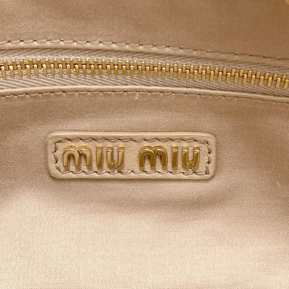 MIUMIU Materasse 2WAY Handbag Calf Ladies [Used]