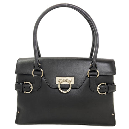 Salvatore Ferragamo GanciniHardware Tote Bag Leather Ladies [Used]