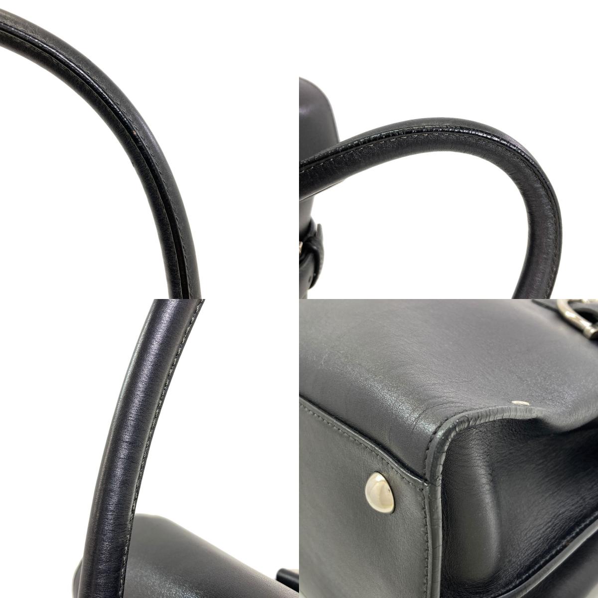 Salvatore Ferragamo GanciniHardware Tote Bag Leather Ladies [Used]