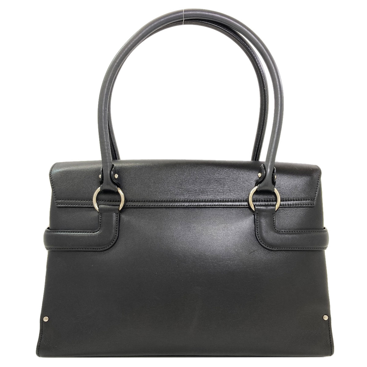 Salvatore Ferragamo GanciniHardware Tote Bag Leather Ladies [Used]