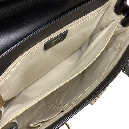 Salvatore Ferragamo GanciniHardware Tote Bag Leather Ladies [Used]