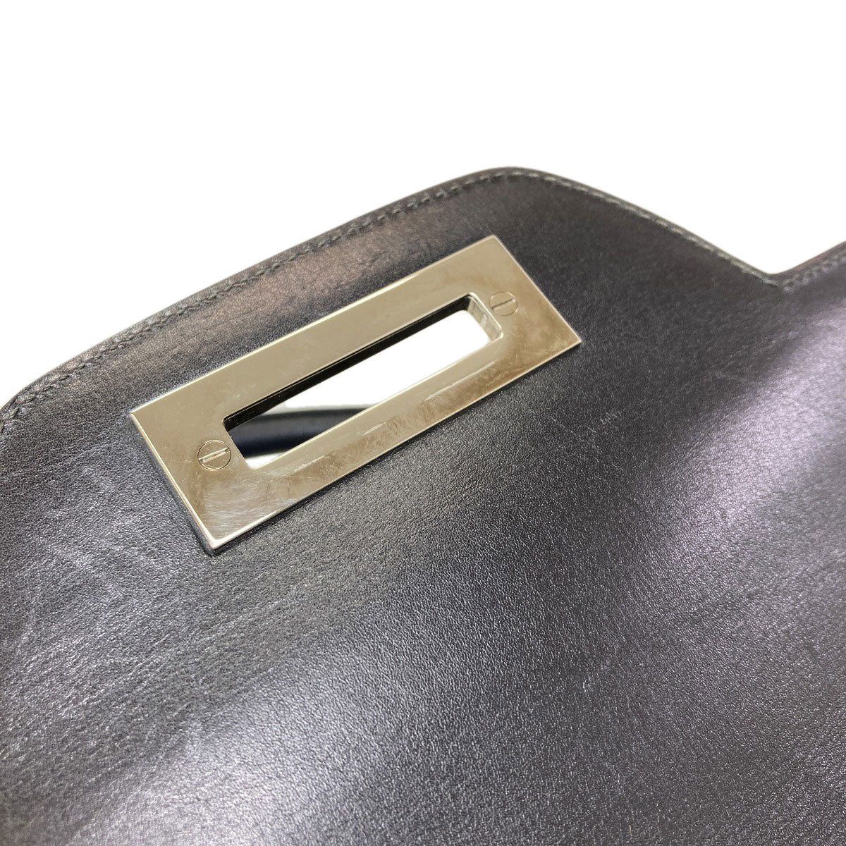 Salvatore Ferragamo GanciniHardware Tote Bag Leather Ladies [Used]