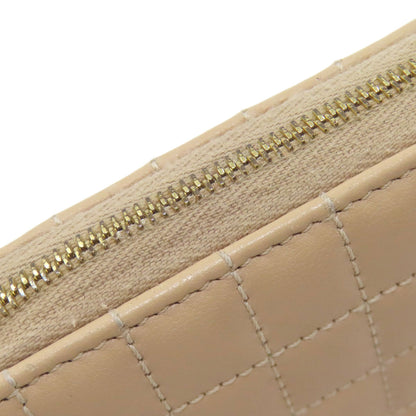 CELINE Zip Around Quilting Long wallet (with coin pocket) Leather Ladies [Used]