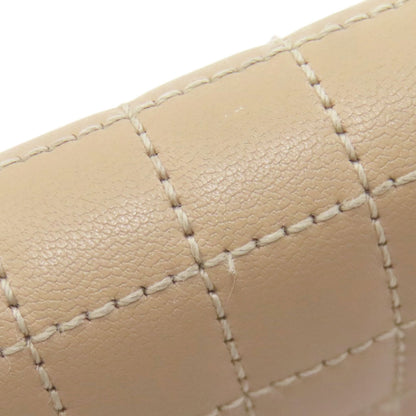 CELINE Zip Around Quilting Long wallet (with coin pocket) Leather Ladies [Used]