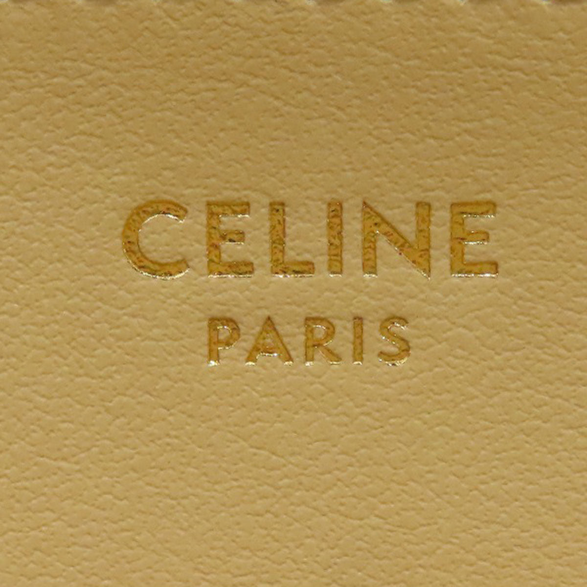 CELINE Zip Around Quilting Long wallet (with coin pocket) Leather Ladies [Used]