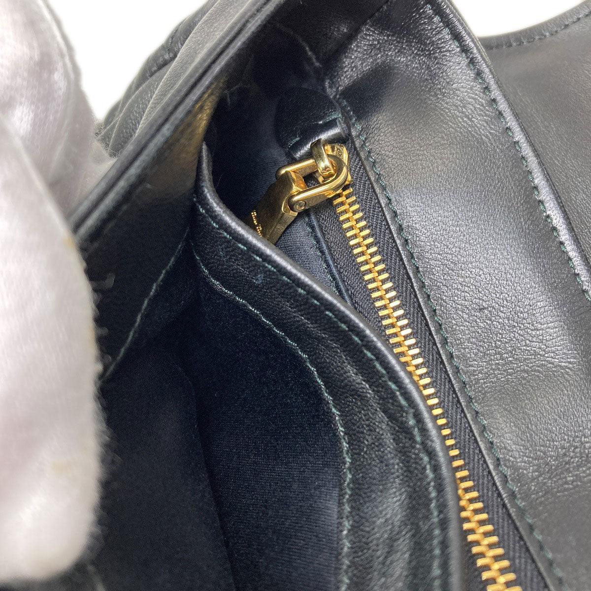 MIUMIU Biker Shoulder Bag Calf Ladies [Used]