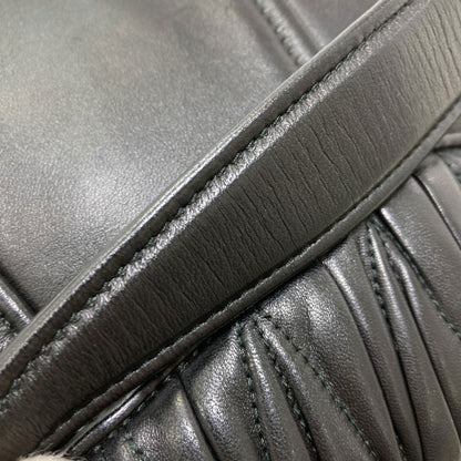 MIUMIU Biker Shoulder Bag Calf Ladies [Used]