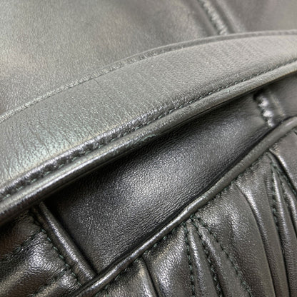 MIUMIU Biker Shoulder Bag Calf Ladies [Used]
