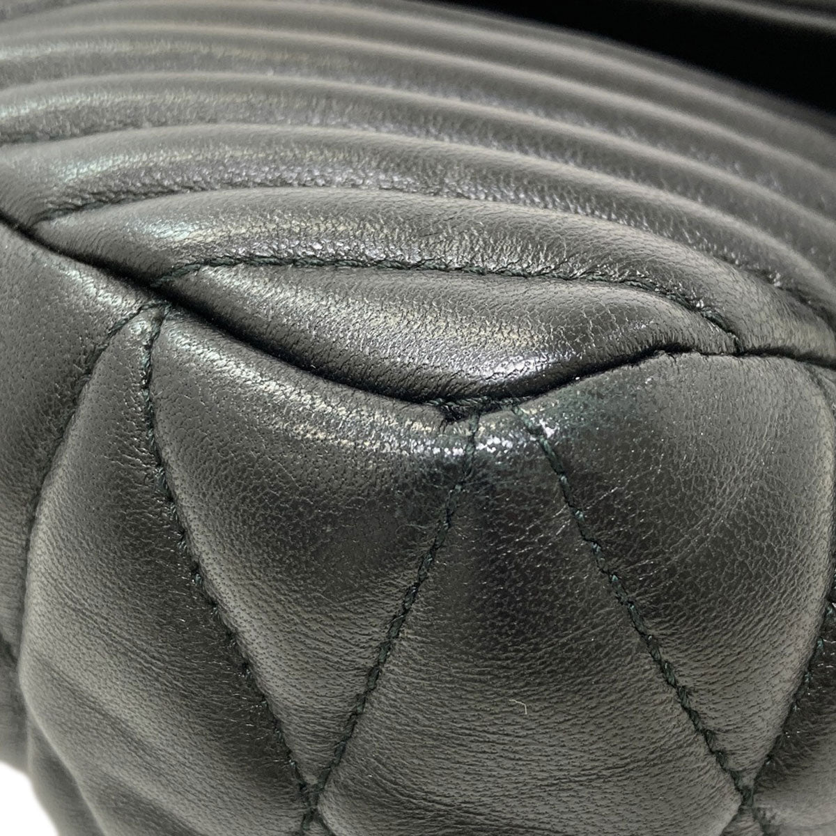 MIUMIU Biker Shoulder Bag Calf Ladies [Used]