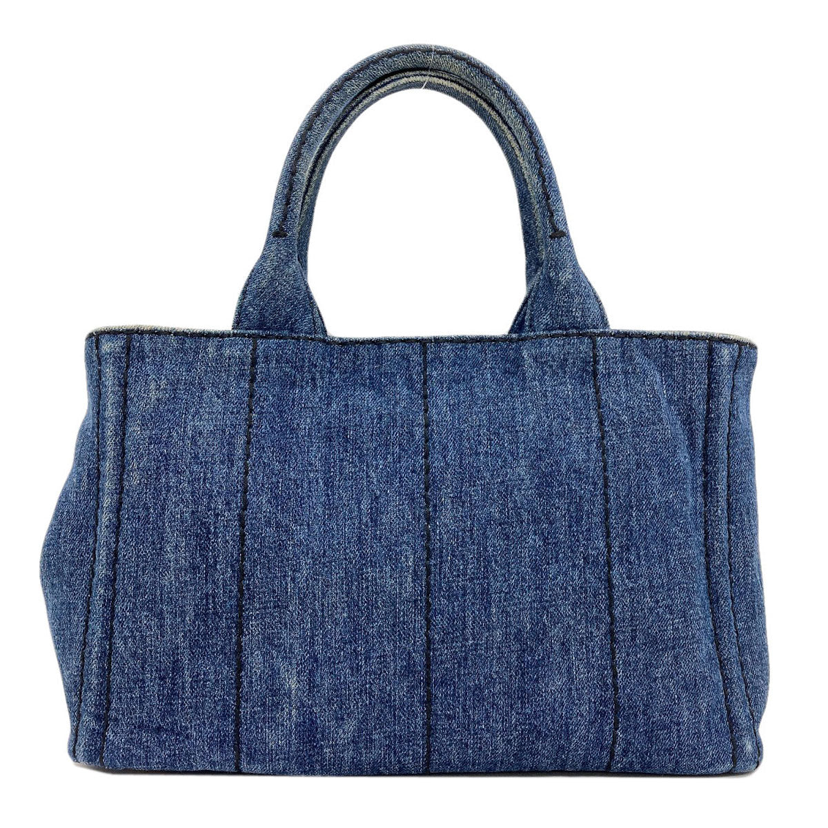 PRADA Canapa mini 2 WAY Handbag Denim Ladies [Used]