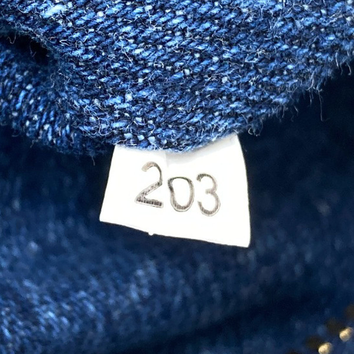 PRADA Canapa mini 2 WAY Handbag Denim Ladies [Used]