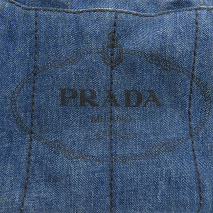 PRADA Canapa mini 2 WAY Handbag Denim Ladies [Used]