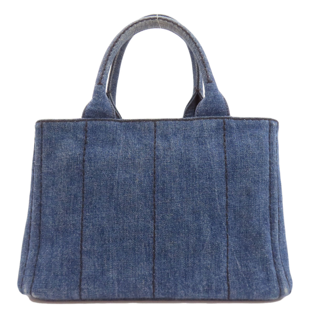 PRADA Canapa mini 2 WAY Handbag Denim Ladies [Used]