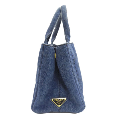 PRADA Canapa mini 2 WAY Handbag Denim Ladies [Used]