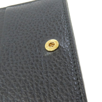 GUCCI 456126 GG Marmont Double G Bifold Wallet with Coin Pocket Leather Ladies [Used]