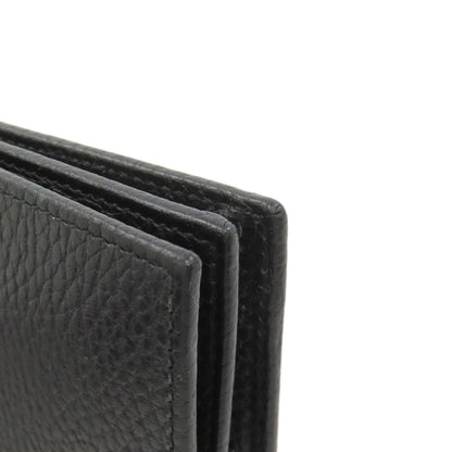 GUCCI 456126 GG Marmont Double G Bifold Wallet with Coin Pocket Leather Ladies [Used]