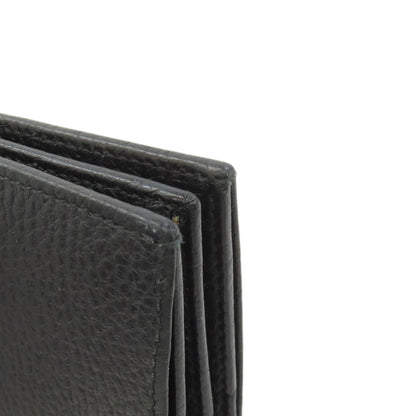 GUCCI 456126 GG Marmont Double G Bifold Wallet with Coin Pocket Leather Ladies [Used]