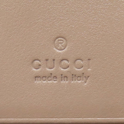 GUCCI 466492 GG Marmont Double G Bifold Wallet with Coin Pocket Leather Ladies [Used]