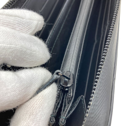 GUCCI 771421 Zip Around GG Long wallet (with coin pocket) Rubber Ladies [Used]