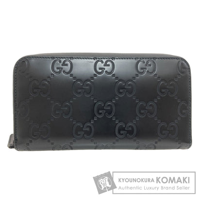 GUCCI 771421 Zip Around GG Long wallet (with coin pocket) Rubber Ladies [Used]
