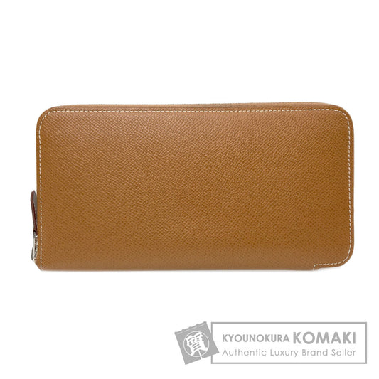 HERMES Azap Silkin Long SilverHardware Long wallet (with coin pocket) Epsom Ladies [Used]
