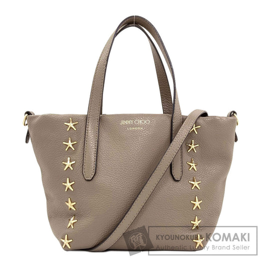 Jimmy Choo Star motif 2WAY Handbag Calf Ladies [Used]
