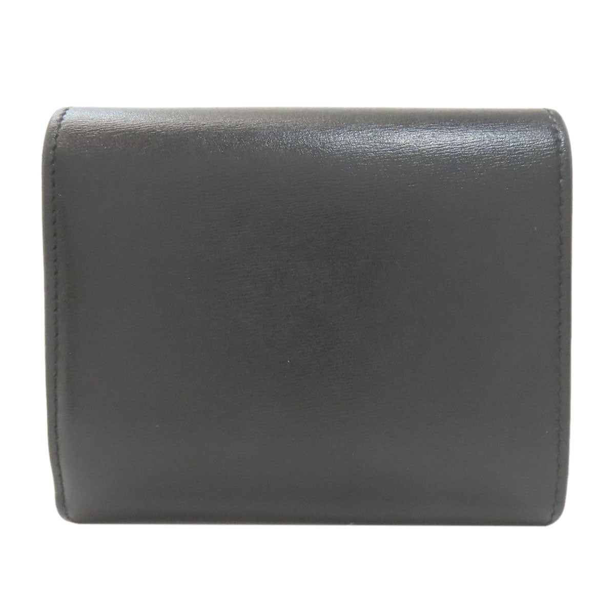 CELINE Small flap wallet Triomphe Bifold Wallet with Coin Pocket Leather Ladies [Used]