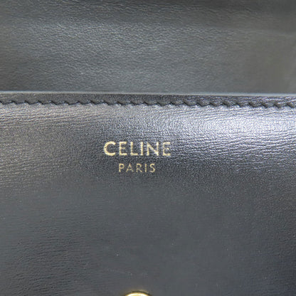 CELINE Small flap wallet Triomphe Bifold Wallet with Coin Pocket Leather Ladies [Used]