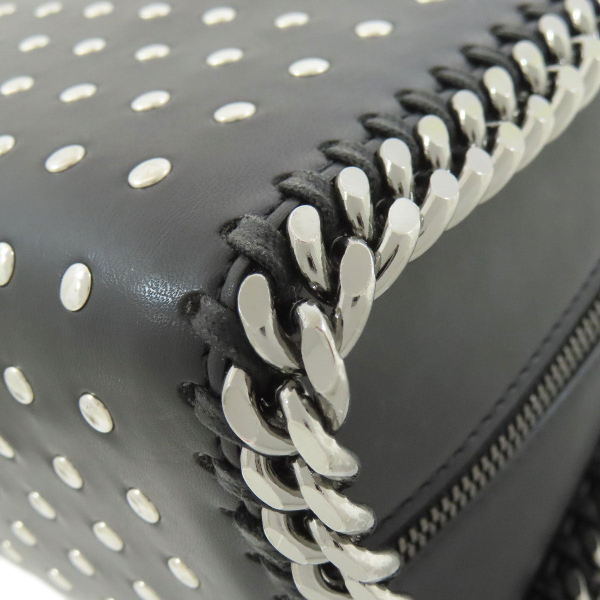 Stella McCartney Falabella Box Studs 2WAY Handbag Polyester Ladies [Used]