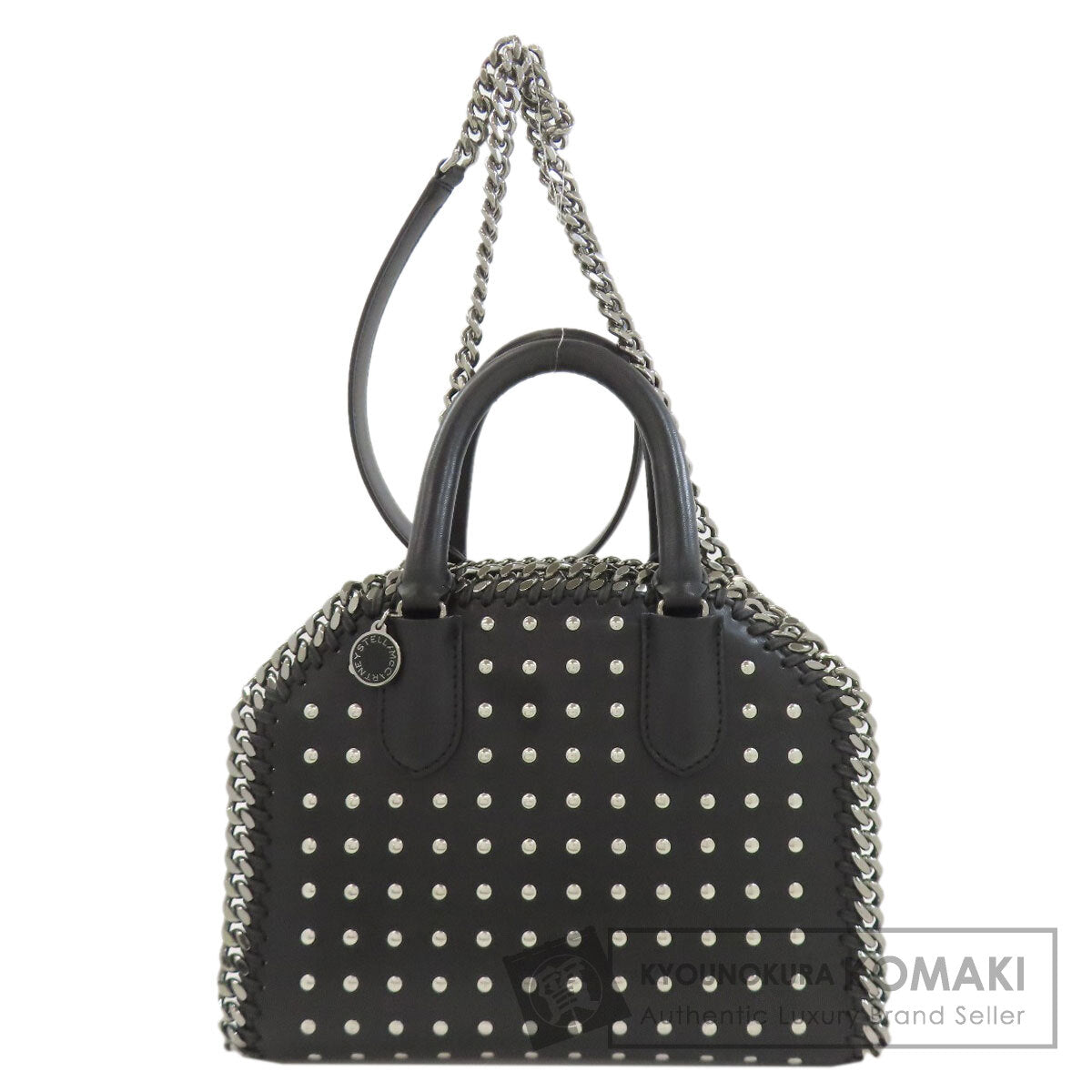Stella McCartney Falabella Box Studs 2WAY Handbag Polyester Ladies [Used]