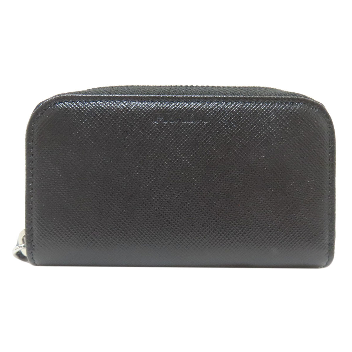 PRADA Simple design key holder Safiano Ladies [Used]
