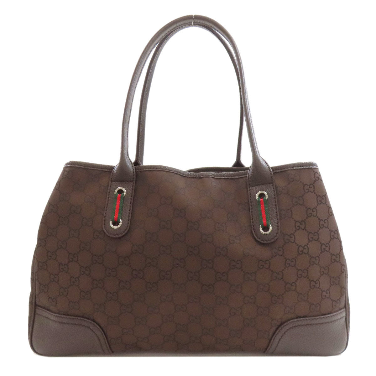 GUCCI 293592 Outlet Sherry Line GG Tote Bag Canvas Ladies [Used]