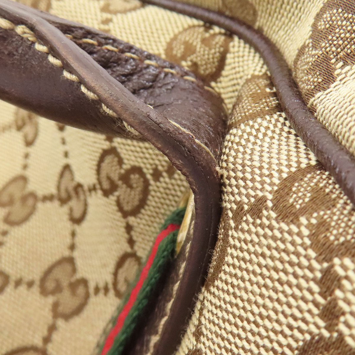 GUCCI 161720 Princy GG Mini Boston Tote Bag Canvas Ladies [Used]