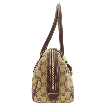 GUCCI 161720 Princy GG Mini Boston Tote Bag Canvas Ladies [Used]