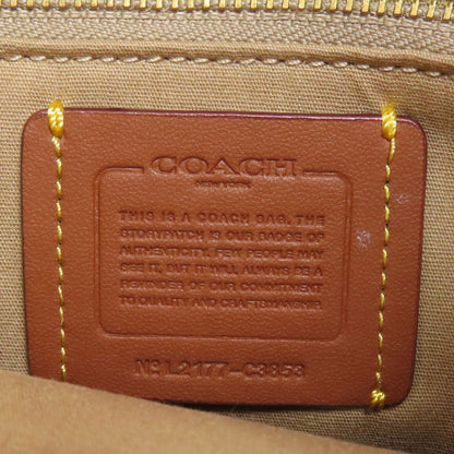 COACH C3853 Field Bucket Signature 2WAY Handbag Canvas Ladies [Used]