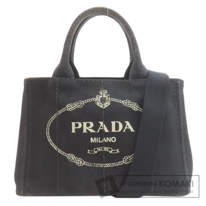PRADA B2439G Canapa 2WAY Handbag Canvas Ladies [Used]