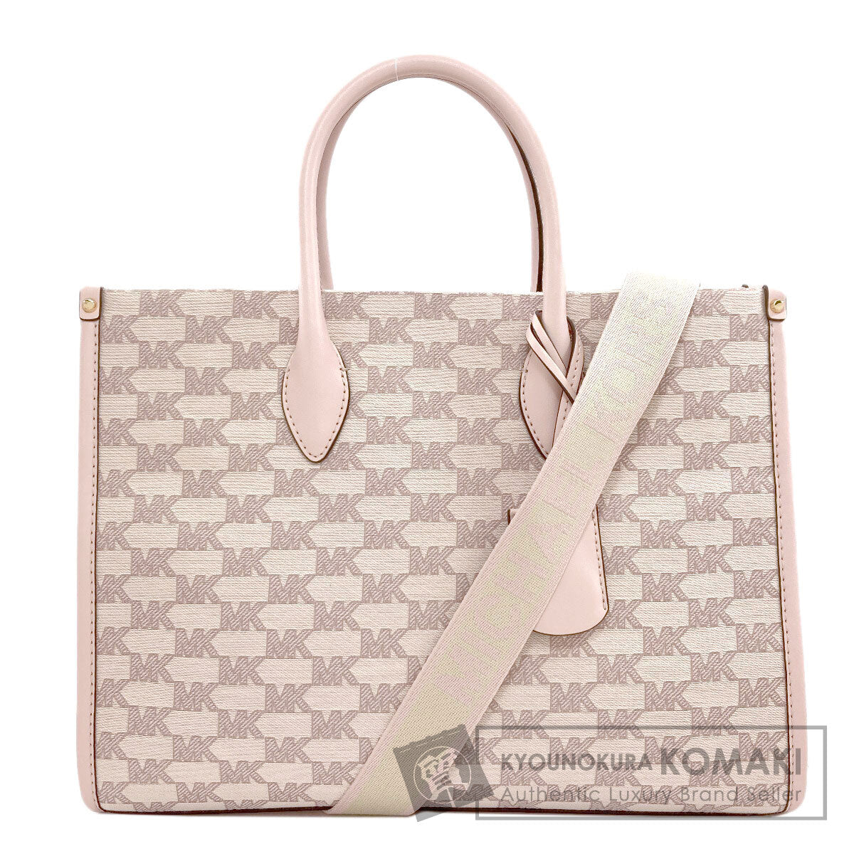 Michael Kors MK Signature 2WAY Tote Bag Canvas Ladies [Used]