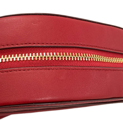 COACH C4057 Camera bag with hole and carriage dot print Shoulder Bag PVC LeatherLadies [Used]