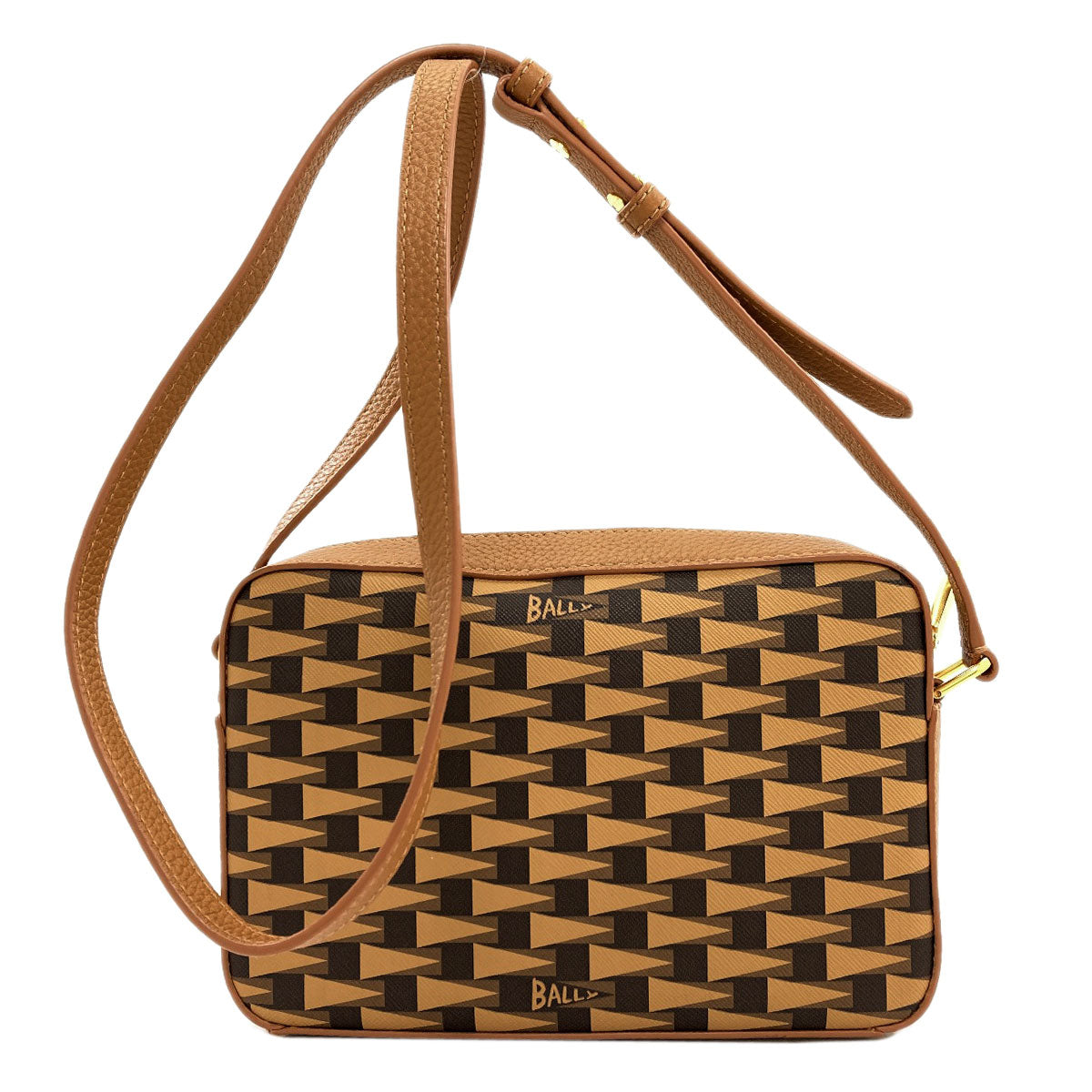 BALLY logo Shoulder Bag Calf PVCLadies [Used]