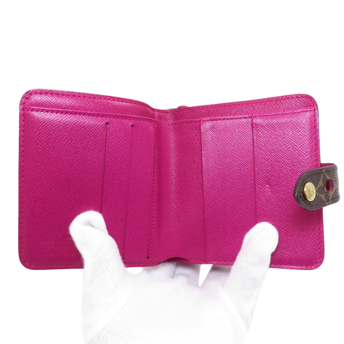 LOUIS VUITTON M95188 Compact Zip Perfo Series Bifold Wallet with Coin Pocket Monogram canvas Ladies [Used]