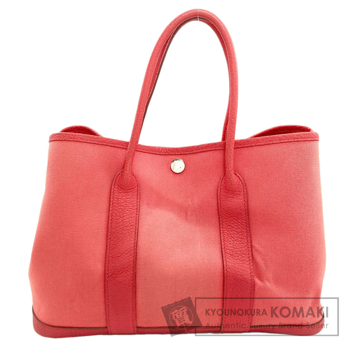 HERMES Garden Party TPM Silver Handbag Towar Officche Ladies [Used]