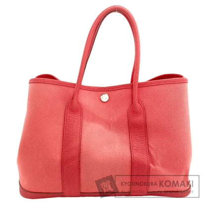HERMES Garden Party TPM Silver Handbag Towar Officche Ladies [Used]