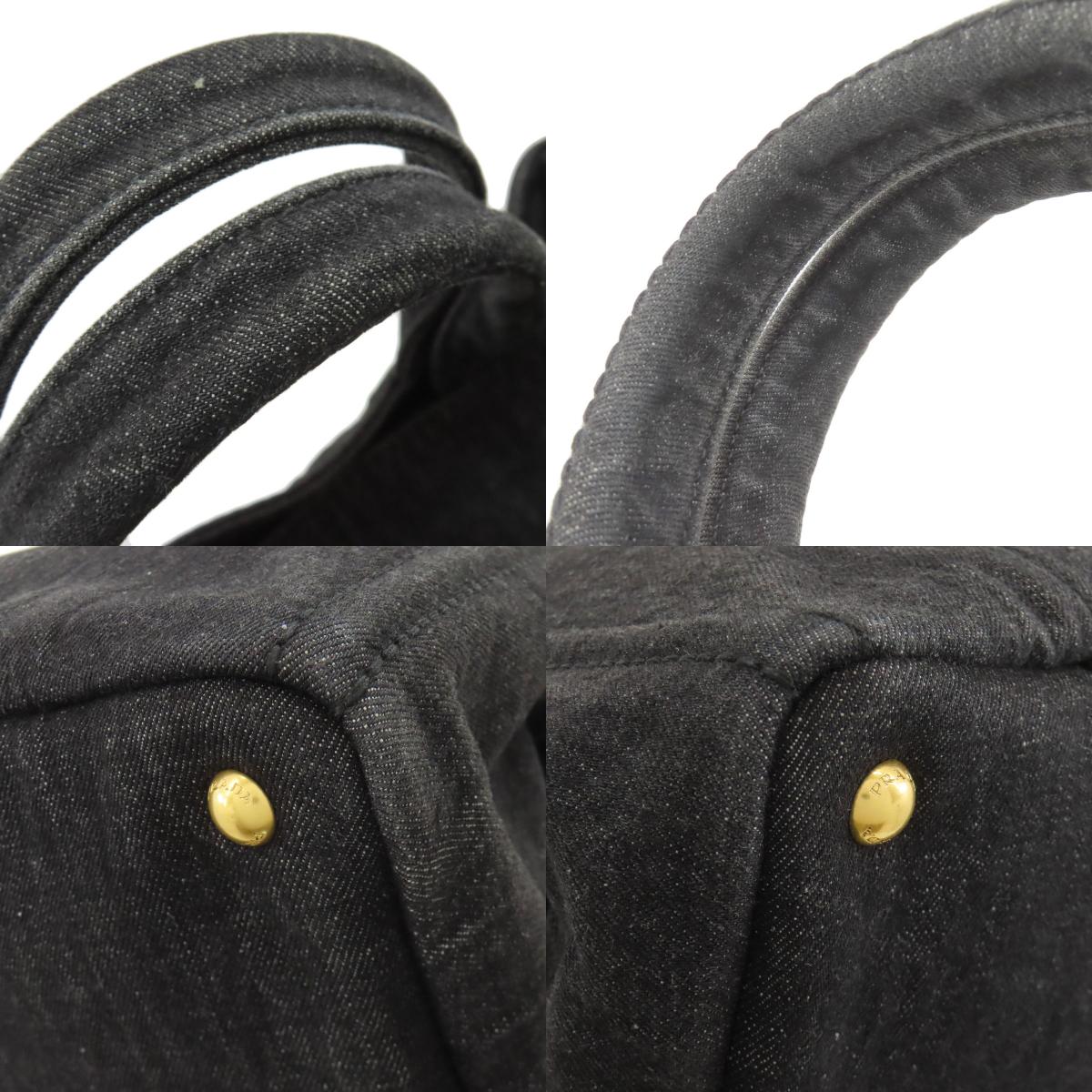PRADA Canapa 2WAY Handbag Denim Ladies [Used]