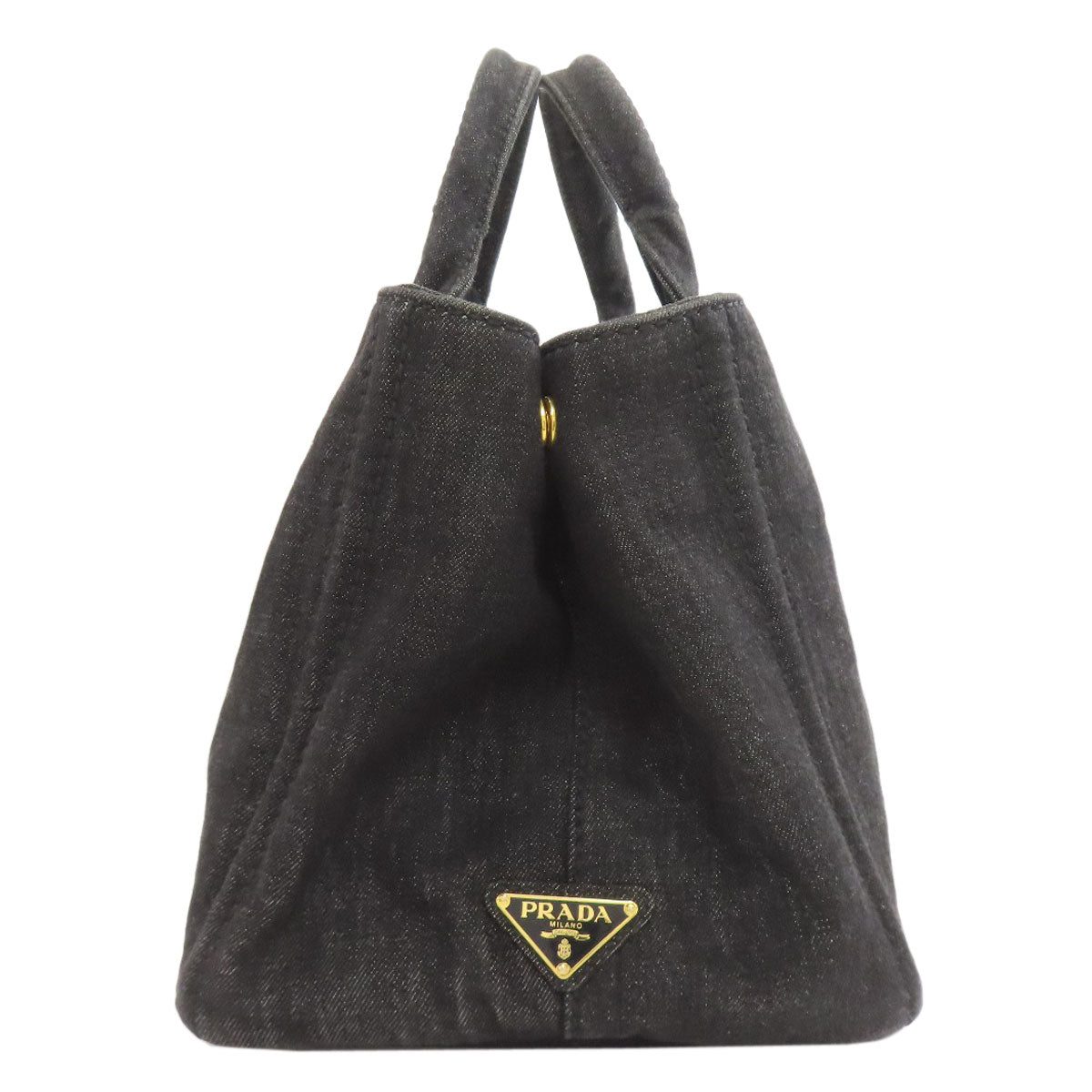 PRADA Canapa 2WAY Handbag Denim Ladies [Used]