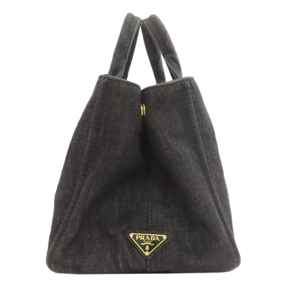 PRADA Canapa 2WAY Handbag Denim Ladies [Used]